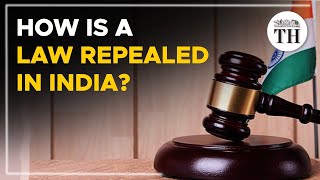 How is a law repealed in India [upl. by Sillihp]