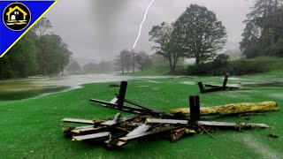 Nature Goes Rampage Buildings Bridges Power Lines Everything Was Damaged by Hurricane Helene [upl. by Relyhs]