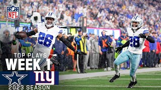 Dallas Cowboys Top Plays vs New York Giants  2023 Regular Season Week 1 [upl. by Wayland]