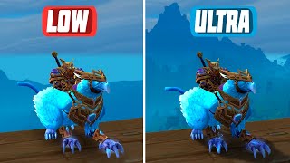 World of Warcraft Low vs Ultra  Graphics Comparison [upl. by Yle]