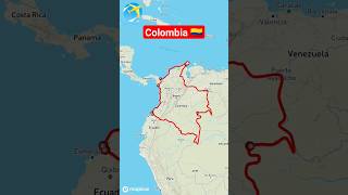 colombia 🇨🇴 viral map ytshorts trending shortviral [upl. by Dee]