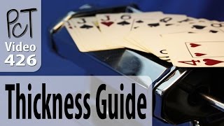 Pasta Machine Thickness Guide Using Playing Cards [upl. by Cyrus]