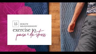 a 15 minute neurosensory exercise to pause and destress [upl. by Ailadgim]