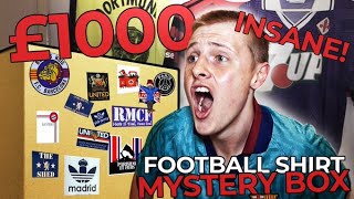 UNBOXING A £1000 RETRO FOOTBALL SHIRTS MYSTERY BOX CRAZY Part 12 [upl. by Sallad600]