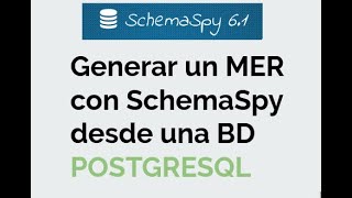 Generar modelo desde una base de datos con schemaSpy [upl. by Yelsnya951]