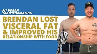 Fit Vegan Success Story  How Brendan Lost Visceral Fat amp Improved his relationship with food [upl. by Ahsinev924]