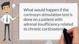 Cortrosyn stimulation test [upl. by Popele]