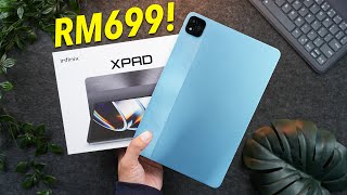 Infinix XPAD 4G  Tablet Mampu Milik di Malaysia Dapat FREE Keyboard [upl. by Neddy826]