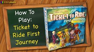 How to play Ticket to Ride First Journey [upl. by Llerrah541]