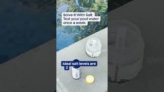 Solve It With Salt  Test Your Saltwater Pool Once A Week [upl. by Danas]