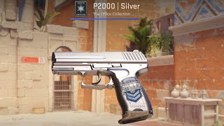 P2000 Silver Factory New  CS2 Skin Showcase [upl. by Ryle]