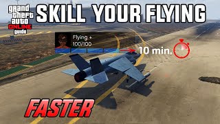 Skill your flying level quicker with this method  SPEEDSKILL GUIDE  GTA 5 Online [upl. by Maloney]