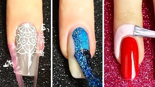 BEST NAIL ART DESIGNS  NAIL ART STAMPING [upl. by Yanffit277]