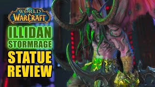 Blizzard World of Warcraft Illidan Stormrage Statue Review [upl. by Treblah584]