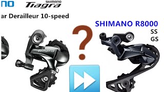 Shimano Ultegra r8000 rear derailleur review tiagra 4700 comparison upgrade [upl. by Ada401]