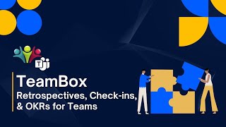 TeamBox for Microsoft Teams Retrospectives Checkins amp OKR [upl. by Hyams]