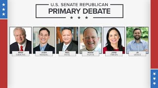 WATCH Ohio US Senate Republican primary debate [upl. by Gradey]