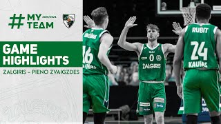 Zalgiris  Pieno Zvaigzdes  Game Highlights  20210209 [upl. by Roee257]