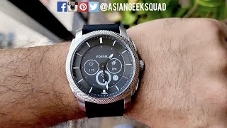 Unboxing and Setup of the Fossil Gen 6 Hybrid Smartwatch  Black Silicone [upl. by Arraet]