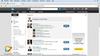 LinkedIn für Einsteiger Tutorial Kontakte analysieren und strukturieren video2braincom [upl. by Eiuqnom]