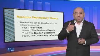 Resource Dependency Theory  Corporate Governance  MGT717Topic020 [upl. by Chalmer32]