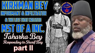 Taharka Bey crush Sharif Anael Bey proving his leader was the informant who infiltrated MST of A [upl. by Llatsyrc]