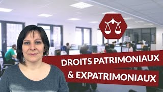 Caractéristiques des droits patrimoniaux et expatrimoniaux  Droit  digiSchool [upl. by Galan]