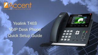 Yealink T46S amp T46G Quick VoIP Phone Setup Guide [upl. by Kciv]