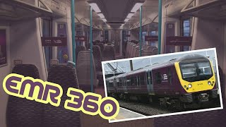 East Midlands Railway 360 Desiro  InteriorWalkthrough  Standard Class  4 Carriages [upl. by Colbye715]