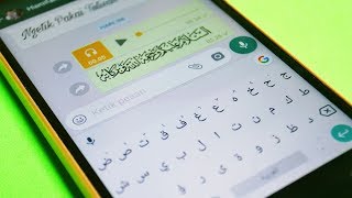 Cara Memunculkan Huruf Arab Pada Keyboard Android [upl. by Eisoj]