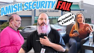 Bimbo Goes Berserk at the DMV Security Guard Doesnt Work for the Public [upl. by Sidky]