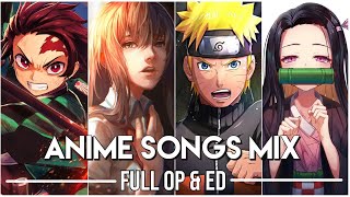 Best Anime Openings amp Endings Mix 3 │Full Songs  【作業用BGM】最高のアニメOD EDミックス＃3│フルソング [upl. by Ezalb]