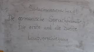 Geschichte des Deutschen  Die erste und zweite Lautverschiebung  Sprachwissenschaft [upl. by Aara958]