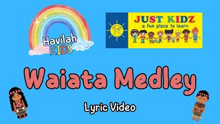 Waiata Medley Lyric Video  Colours in Māori Body Parts in Māori Oma Rāpeti by Havilah Kids [upl. by Aloeda]