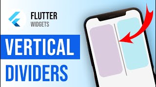 Vertical Divider Widget in Flutter  Horizontal and Vertical Dividers in Flutter  Flutter Tutorials [upl. by Ferdinand]