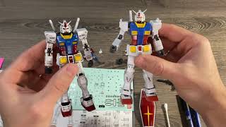 魔玩模型開箱 有骨架的1144 萬代RG RX782 GUNDAM 初代元祖鋼彈 Gunpla [upl. by Naryk]