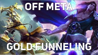 Off Meta Gold Funneling and its Impact in League of Legends Meta [upl. by Haimes]