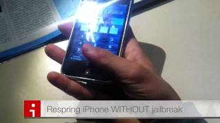 Respring iPhone WITHOUT jailbreak [upl. by Darmit]