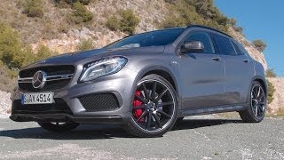 2015 Mercedes GLA 45 AMG review [upl. by Kennett]