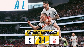 TOTTENHAM HOTSPUR 31 NOTTINGHAM FOREST  PREMIER LEAGUE EXTENDED HIGHLIGHTS [upl. by Xyno]