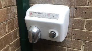 Rare World Dryer Model A48 Hand Dryer at Lake Ginninderra Park ACT [upl. by Lyle]