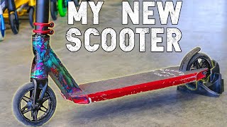 MY NEW UGLY CUSTOM SCOOTER SCOOTER BARS BREAK [upl. by Prudence]