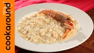 Risotto scampi e champagne  Primo piatto sfizioso [upl. by Dachi]