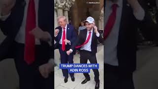 Trump DANCES with Adin Ross 🕺 [upl. by Adnahsat151]