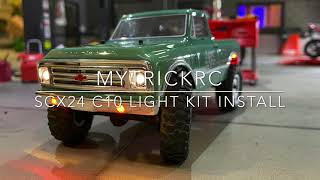 Axial SCX24 C10 Chevy Light Kit [upl. by Annahgiel]