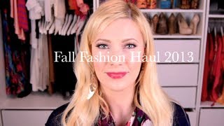 Inexpensive Fall Fashion Haul 2013 Forever 21 HampM Sirens Danier Leather Aldo Ardene Paige [upl. by Notsruht346]