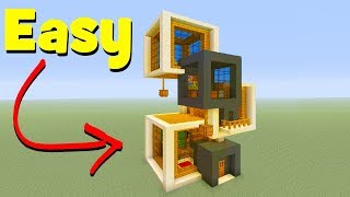 Minecraft Tutorial How To Make A Modern Cube House Modern House 7 [upl. by Mcroberts]