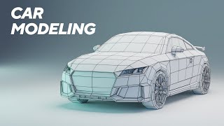 Modeling Car Game Asset In Blender 29 Timelapse [upl. by Adnim]