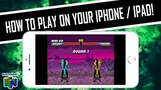 HOW TO PLAY Mortal Kombat Trilogy Nintendo 64 on iPhone iPad iPod iOS Setup Tutorial amp Settings [upl. by Dubois272]