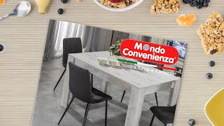 Tavolo allungabile BASIC  MONDO CONVENIENZA [upl. by Hakon]